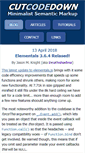 Mobile Screenshot of cutcodedown.com
